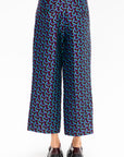Geometric Pants, Burgundy
