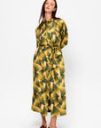 Printed Dress, Jade Yellow