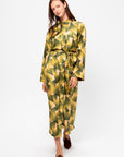 Printed Dress, Jade Yellow