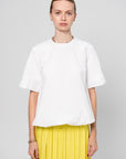 Round-Neck Shirt, White