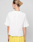 Round-Neck Shirt, White