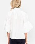 Ruffle Shirt, White