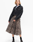 Snow Leopard Rock Skirt, Myrrh