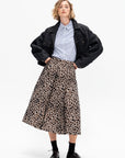 Snow Leopard Rock Skirt, Myrrh