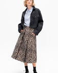 Snow Leopard Rock Skirt, Myrrh
