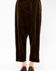 Corduroy Tapered Pants, Khaki