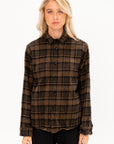 Triple Low Twist Shirt Jacket, Brown