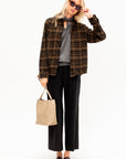 Triple Low Twist Shirt Jacket, Brown