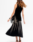 Anisa Skirt, Black & Vanilla