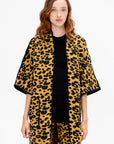 Bahati Coat, Ocher & Black