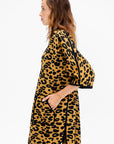 Bahati Coat, Ocher & Black