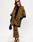 Bahati Coat, Ocher & Black