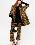 Bahati Coat, Ocher & Black