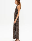 Simone Long Dress, Vanilla & Chocolate