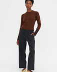 Long Sleeve Crew Neck, Barley