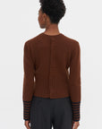 Long Sleeve Crew Neck, Barley