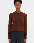 Long Sleeve Crew Neck, Barley
