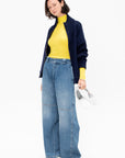 Wide Leg Denim, Indigo