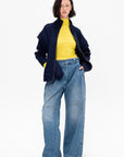 Wide Leg Denim, Indigo