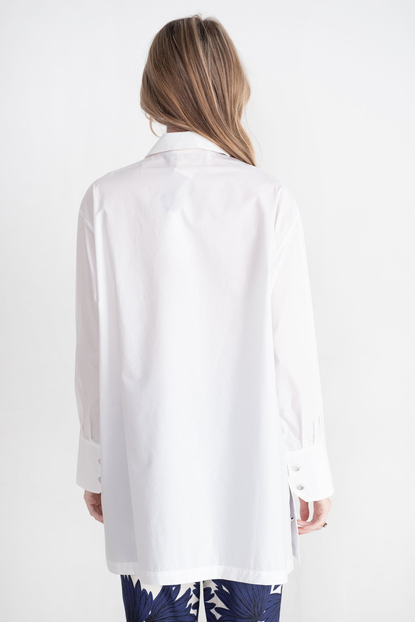 PLAN C - Long Sleeve Shirt, White