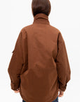 Oversized Jacket, Coffee
