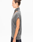 Shawl Top, Pewter