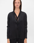 Pleats Jacket, Black