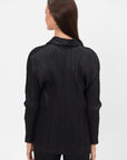 Pleats Jacket, Black