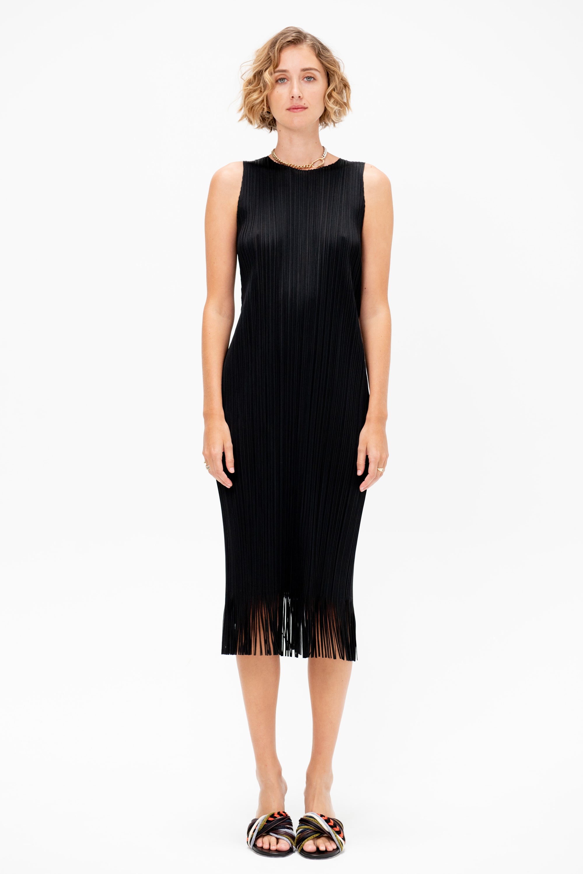 Wave Dress, Black