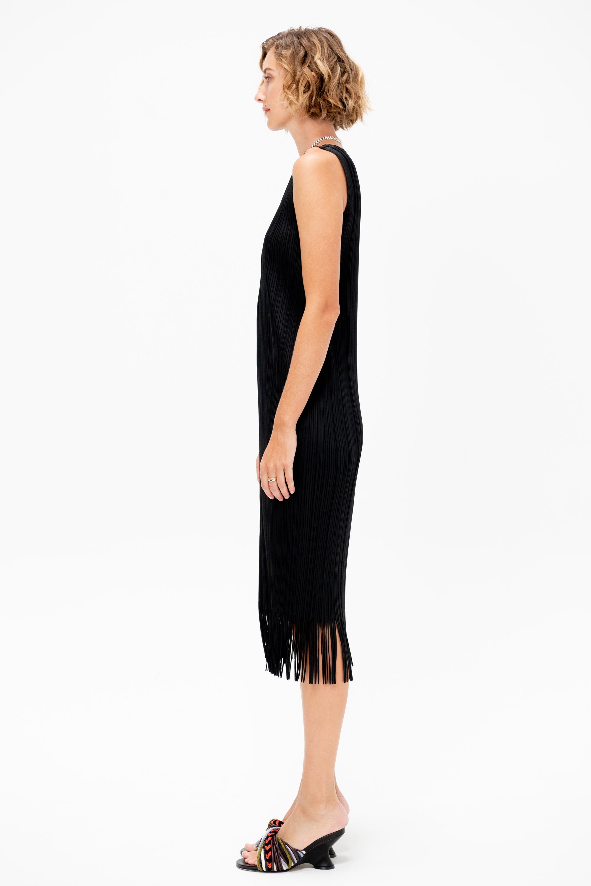 Wave Dress, Black