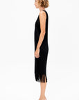 Wave Dress, Black