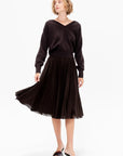 Eda Skirt, Espresso