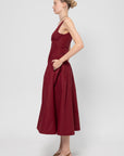 Kendall Dress, Claret