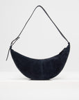 Slide Bag Soft Suede, Dark Navy