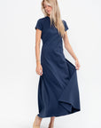 Noelle Dress, Dark Ink