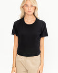Tight Waist Tee, Black
