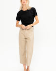 Tight Waist Tee, Black