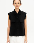 Brewster Top, Black
