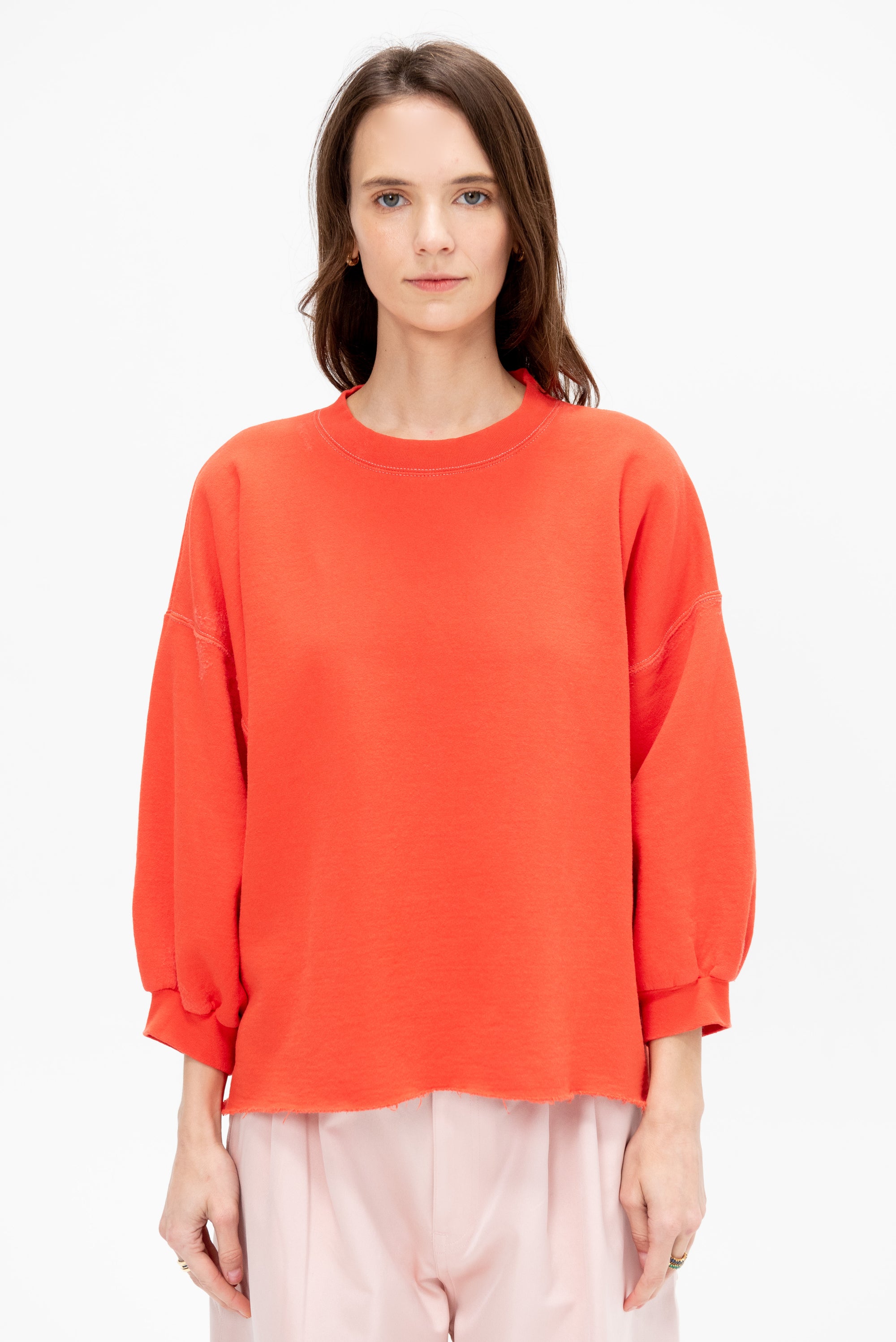 Fond Sweatshirt, Tomato