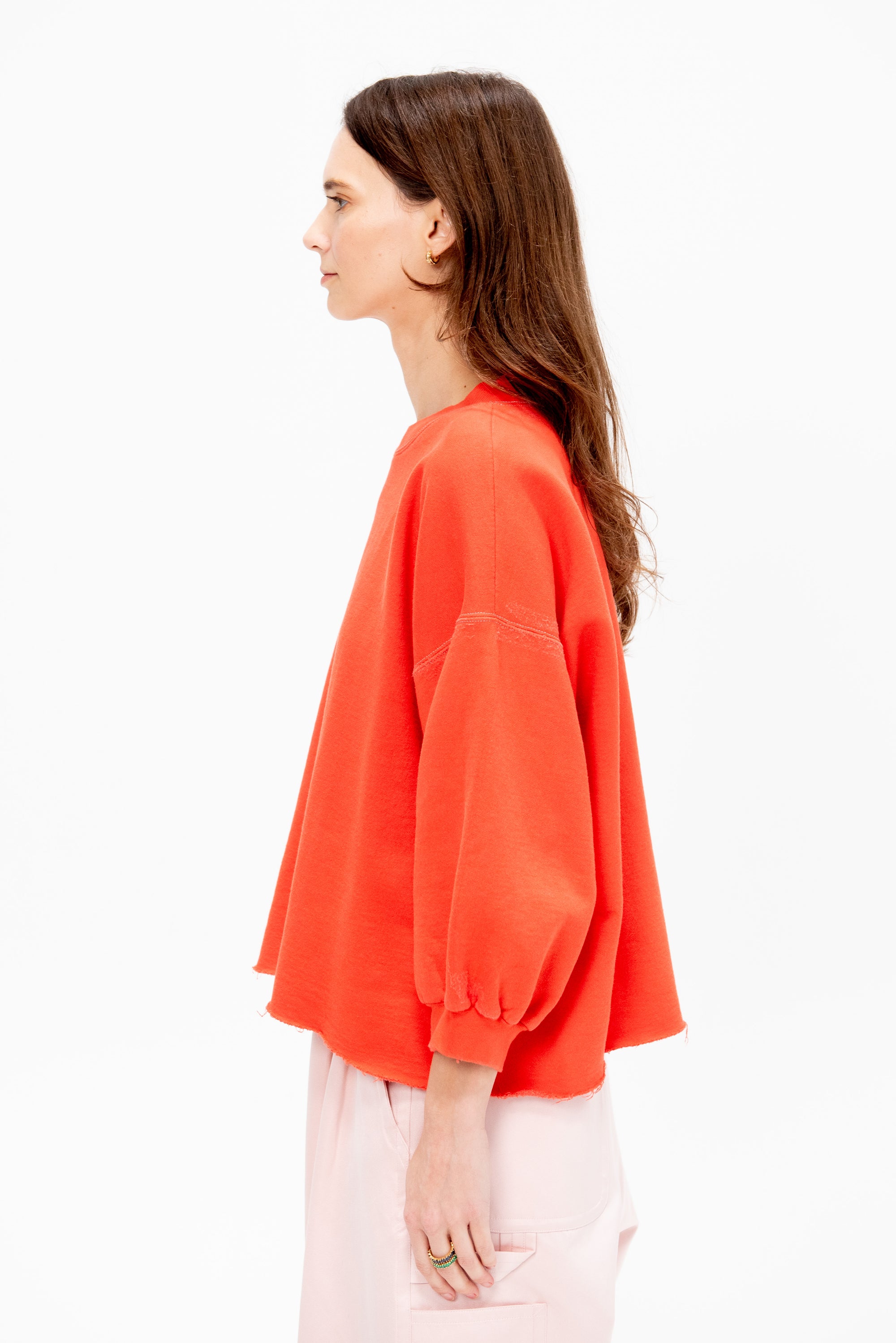 Fond Sweatshirt, Tomato