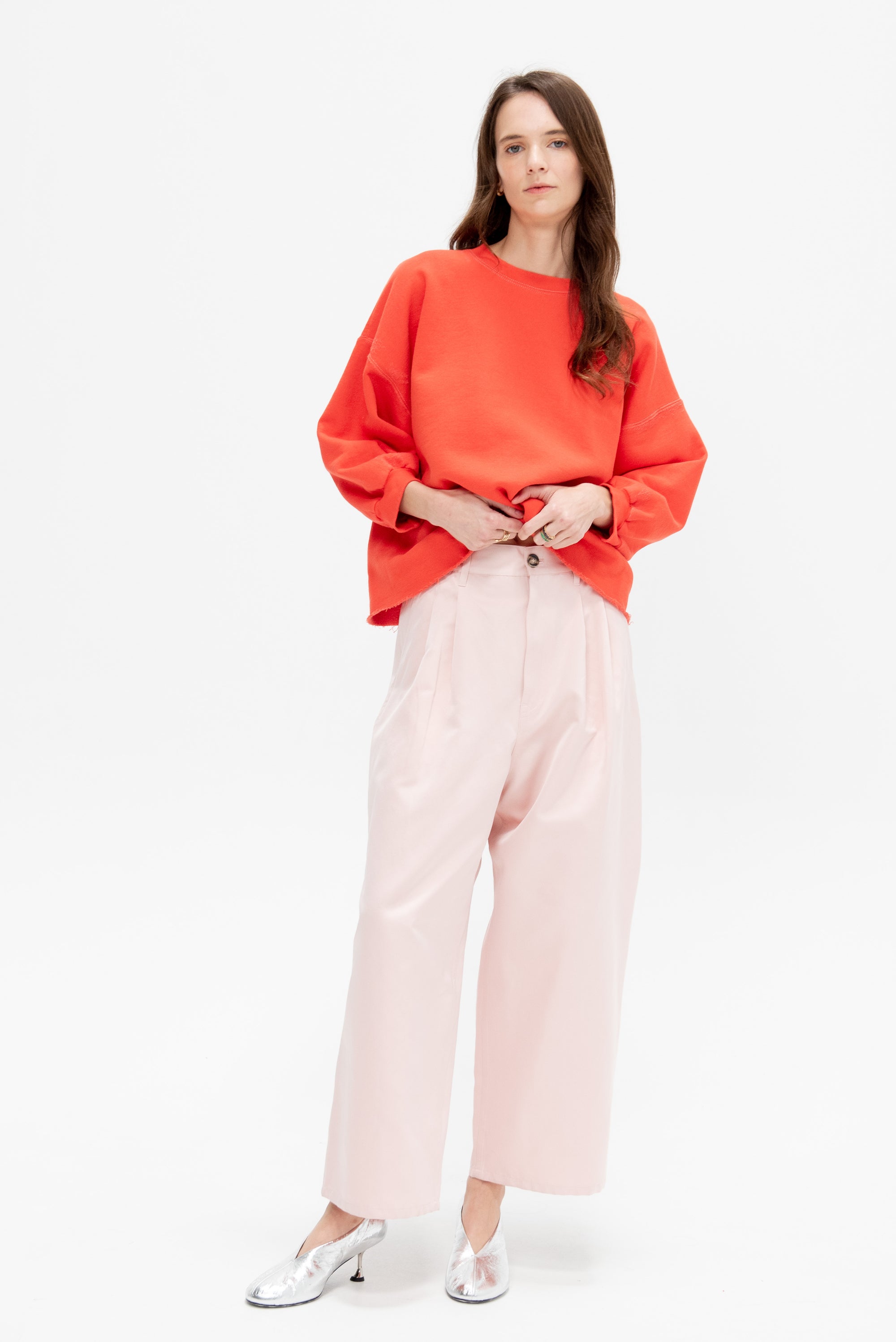 Fond Sweatshirt, Tomato