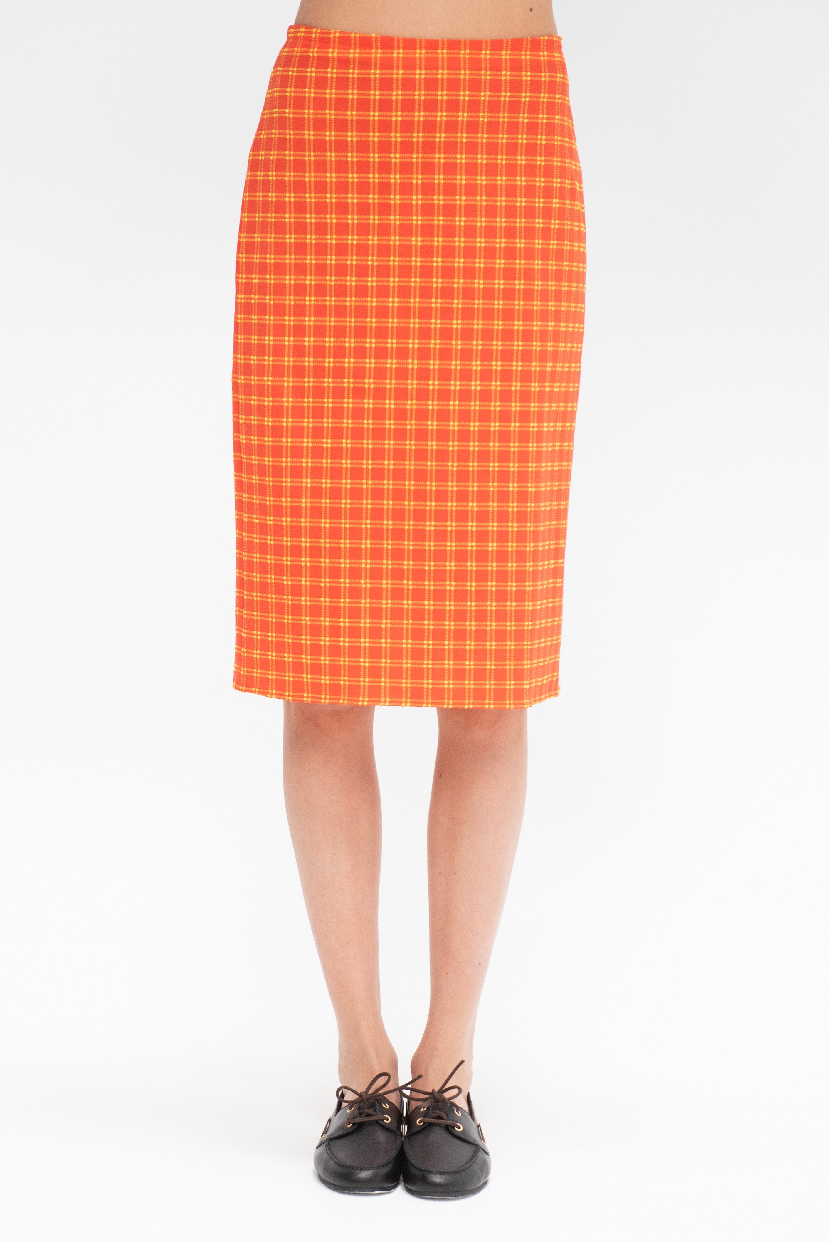 Baldera Skirt, Orange – Kick Pleat