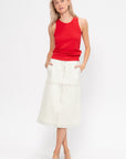 Bristol Skirt, Bleached
