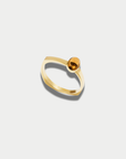 Cabochon Piazza Ring, Citrine