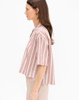 Cropped Oversized Shirt, Multi