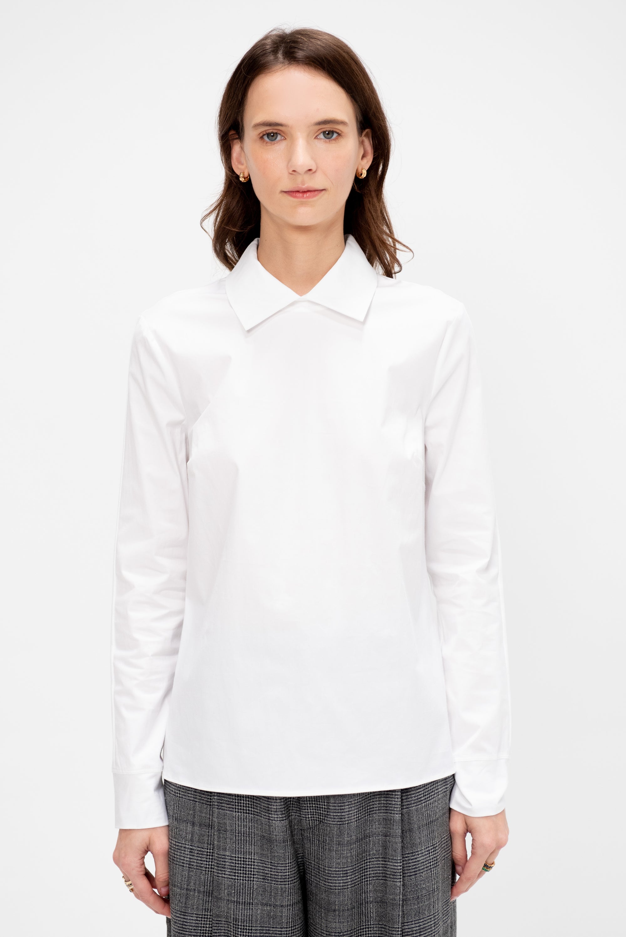 Mock Shirt Combo T-shirt, White