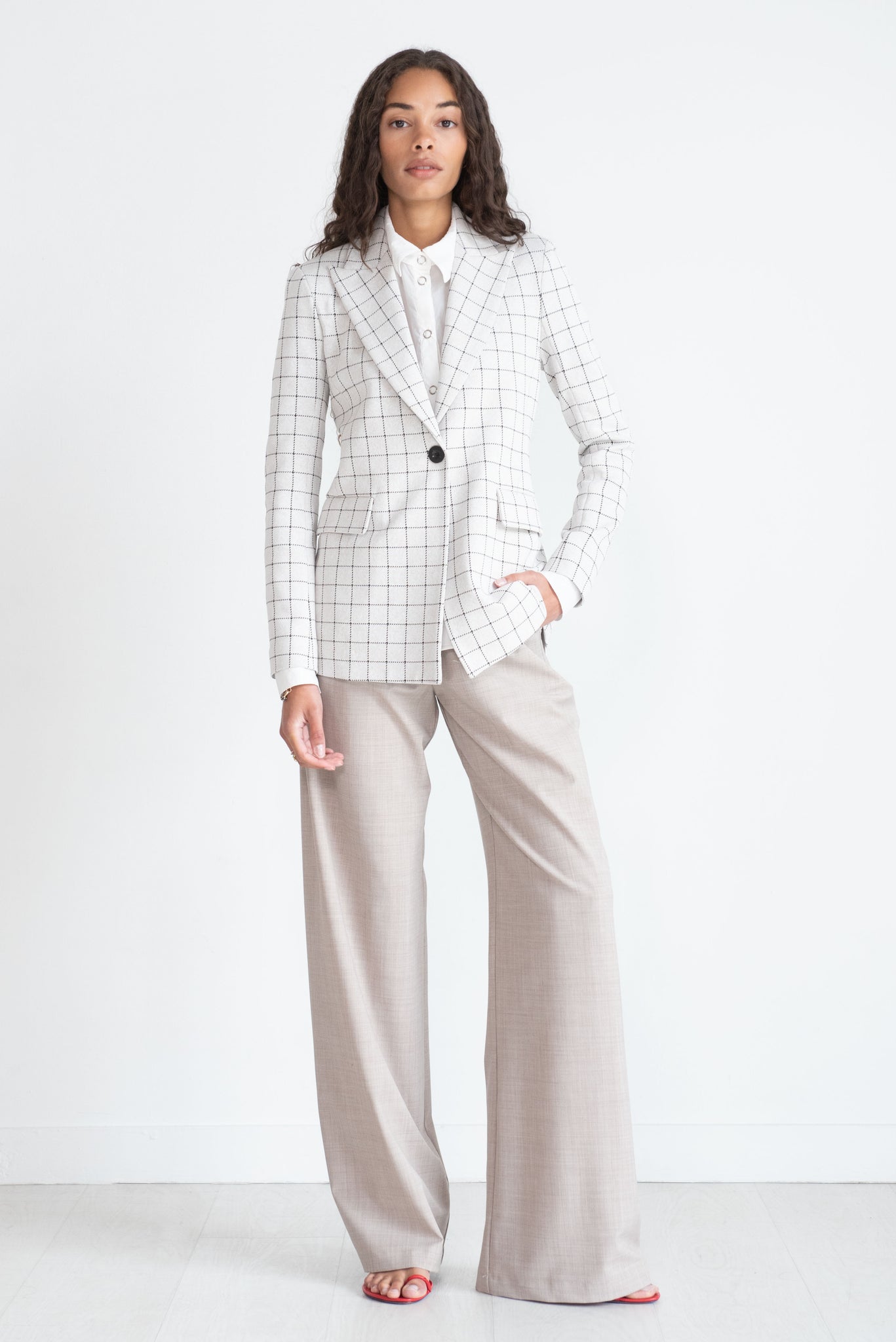 ROSETTA GETTY - Relaxed Pull On Pant, Turtledove