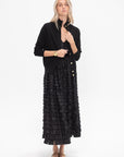Turtleneck Cardigan, Black