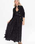 Turtleneck Cardigan, Black