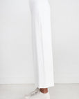 ROSETTA GETTY - Pull On Cropped Straight Pant, White